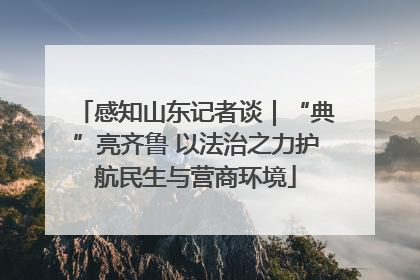 感知山东记者谈｜“典”亮齐鲁 以法治之力护航民生与营商环境